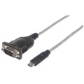 Adapter Manhattan USB-C na RS232/COM/DB9 - 973411