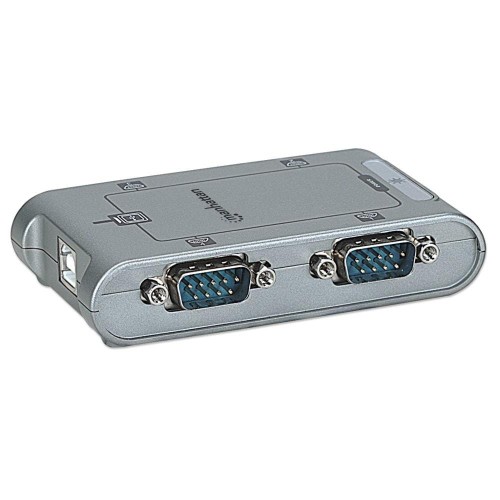 Adapter Manhattan 4-portowy USB na 4xCOM/RS232/DB9 - 1379038