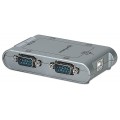 Adapter Manhattan 4-portowy USB na 4xCOM/RS232/DB9 - 1379040