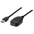 Kabel USB Manhattan aktywny USB 3.0 A-A M/F,5m, czarny - 1379055