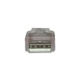 Kabel USB 2.0 Manhattan USB A - Mini USB 5-pin M/M 1,8m srebrny - 1379064