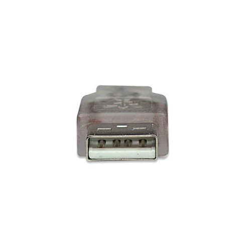 Kabel USB 2.0 Manhattan USB A - Mini USB 5-pin M/M 1,8m srebrny - 1379064
