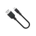 Kabel Manhattan USB-A/Micro-B F/M 0,2m czarny - 1379068