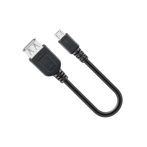 Kabel Manhattan USB-A/Micro-B F/M 0,2m czarny - 1379068