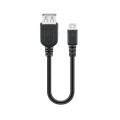Kabel Manhattan USB-A/Micro-B F/M 0,2m czarny - 1379070