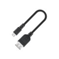 Kabel Manhattan USB-A/Micro-B F/M 0,2m czarny - 1311838