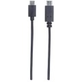 Kabel Manhattan USB-C / MicroUSB M/M 1m czarny - 1379088