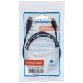 Kabel Manhattan USB-C / MicroUSB M/M 1m czarny - 1379089