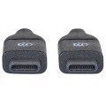 Kabel Manhattan USB 3.2 Gen2 M/M 0,5m czarny - 1379109