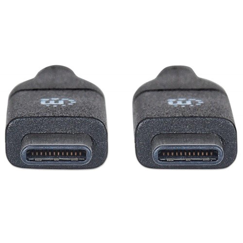 Kabel Manhattan USB 3.2 Gen2 M/M 0,5m czarny - 1379109