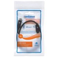 Kabel Manhattan USB 3.2 Gen2 M/M 0,5m czarny - 1379111