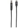 Kabel Manhattan USB-C 3.1 / USB-B 3.0 M/M 2m czarny - 1379123