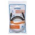 Kabel Manhattan USB-C 3.1 / USB-B 3.0 M/M 2m czarny - 1379124