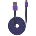 Kabel Manhattan USB-A 2.0 / MicroUSB-B 2.0 M/M 1m fioletowo-czarny - 1379132