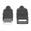 Kabel / Przedłużacz Manhattan USB 2.0 A-A M/F 1m czarny - 1379139