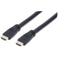 Kabel Manhattan HDMI/HDMI V2.0 M/M Ethernet 3D4K CL3 10m - 973424