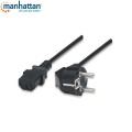 Kabel zasilający Manhattan PC 1,8m, czarny ICOC - 973429