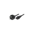 Kabel zasilający Manhattan PC 3m, czarny - 1379237