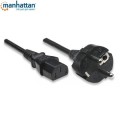 Kabel zasilający Manhattan PC 3m, czarny - 973432