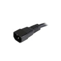 Kabel zasilający / przedłużacz Manhattan C14/C19 2m czarny - 1379246