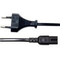 Kabel zasilający ósemka Manhattan Euro/C7 3m czarny - 1309200