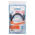 Kabel USB Manhattan USB 2.0 A-B M/M, 1,8m, czarny - 1379258