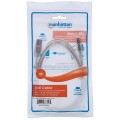 Kabel USB Manhattan USB 2.0 A-B M/M, 5m, srebrny - 1379265