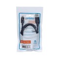 Kabel Manhattan USB 3.1 GEN2 MIC-C/A M/M 1m, czarny - 1379277