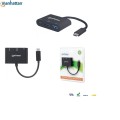 Kabel adapter Manhattan USB-C 3.1 na HDMI/USB-A/USB-C - 973457