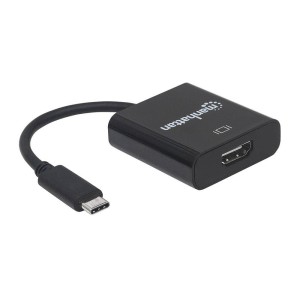 Kabel adapter Manhattan AV USB-C 3.1 na HDMI M/F 1080p 4K