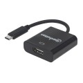 Kabel adapter Manhattan AV USB-C 3.1 na HDMI M/F 1080p 4K - 973459