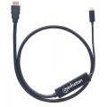Kabel adapter Manhattan USB-C / HDMI 4K*30Hz DP Alt Mode 1m czarny - 1379359