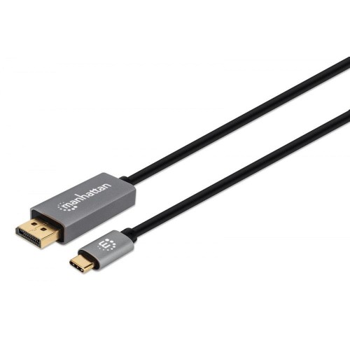 Kabel adapter Manhattan USB-C / DisplayPort DP Alt Mode 8K 2m czarny - 1379363