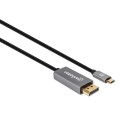 Kabel adapter Manhattan USB-C / DisplayPort DP Alt Mode 8K 2m czarny - 1379364