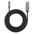 Kabel adapter Manhattan USB-C / DisplayPort DP Alt Mode 8K 2m czarny - 1379367