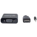 Kabel adapter Manhattan HDMI na VGA 1080p M/F MicroUSB - 1379379