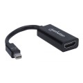 Kabel konwerter/adapter Manhattan Mini DisplayPort / HDMI M/F 0,15m 1080p - 1379388