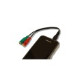 Kabel adapter Manhattan audio stereo 1x jack 3,5mm / 2x jack 3,5mm 0,15m - 1379390