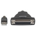 Kabel adapter Manhattan USB/DB25 1,8m - 1379398