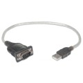 Kabel adapter Manhattan USB/COM RS232 0,45m - 1379401