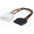Kabel adapter zasilania Manhattan Molex/SATA 4/15, 0,16m - 682894