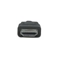 Kabel Manhattan HDMI/HDMI M/M 1.4 Ethernet, niklowane złącza, 10m, czarny - 1379416