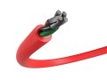 Kabel Natec Extreme Media USB-C - USB-A M/M 1m kątowy lewo/prawo czerwony - 1379425