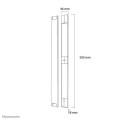 Organizer kabli i przewodów Neomounts by Newstar NS-CC050SILVER Silver - 1379483