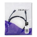Kabel USB Qoltec 2.0 typ C męski | USB 2.0 typ C męski | 2m | Czarny - 1379538