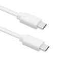 Kabel USB Qoltec 2.0 typ C męski | USB 2.0 typ C męski | 1.4m | Biały - 1379595