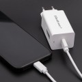 Kabel USB Qoltec 2.0 typ C męski | USB 2.0 typ C męski | 1.4m | Biały - 1379596