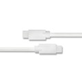 Kabel USB Qoltec 2.0 typ C męski | USB 2.0 typ C męski | 1.4m | Biały - 1379601