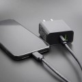 Kabel USB Qoltec 2.0 typ C męski | USB 2.0 typ C męski | 1.4m | Czarny - 1379605