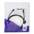 Kabel USB Qoltec 2.0 typ C męski | USB 2.0 typ C męski | 1.4m | Czarny - 1379609